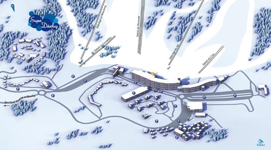 Au Pied Des Pistes Appart 4 Ou 5 Pers Superdevoluy Екстериор снимка